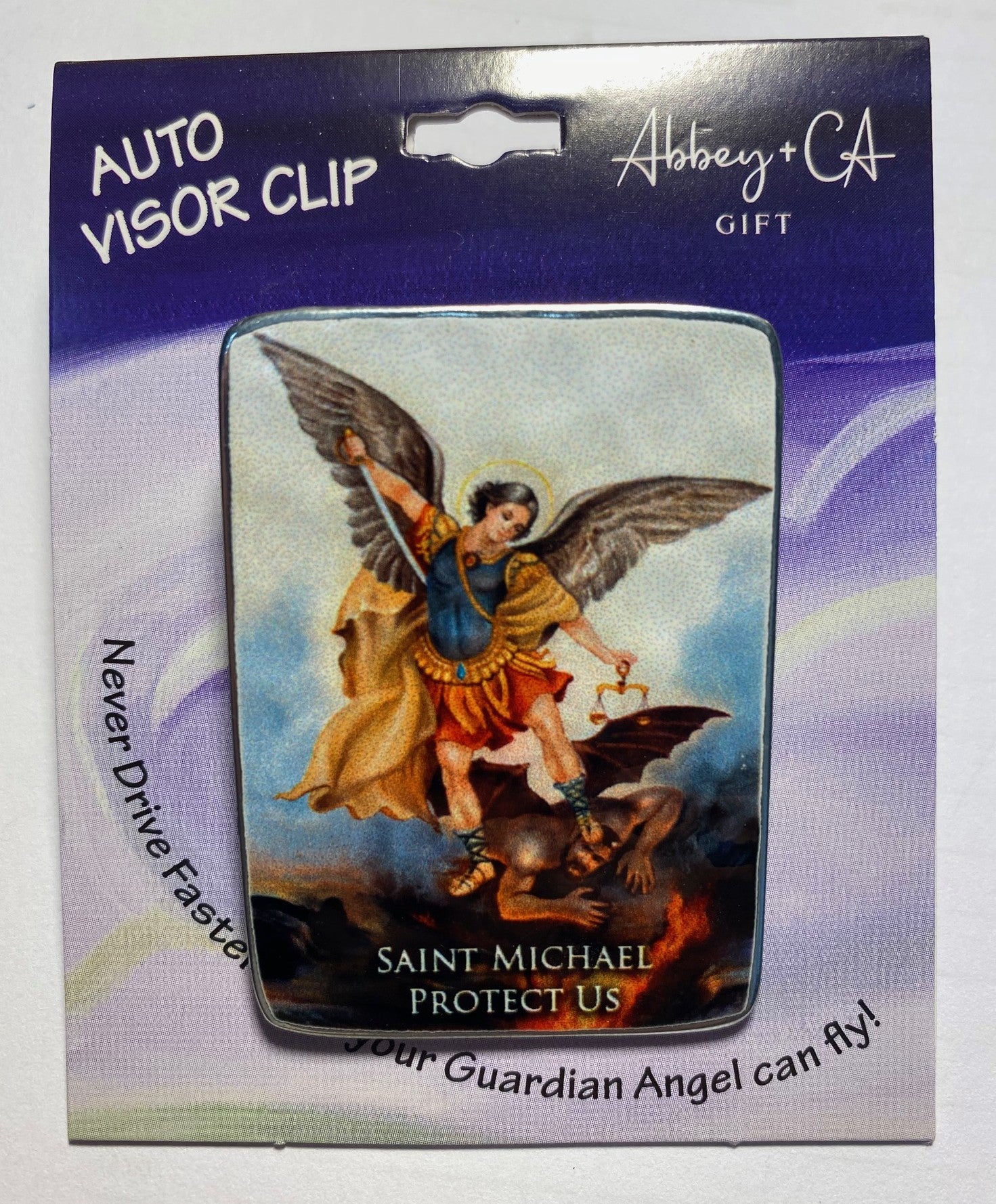 Auto Visor Clip - St Michael