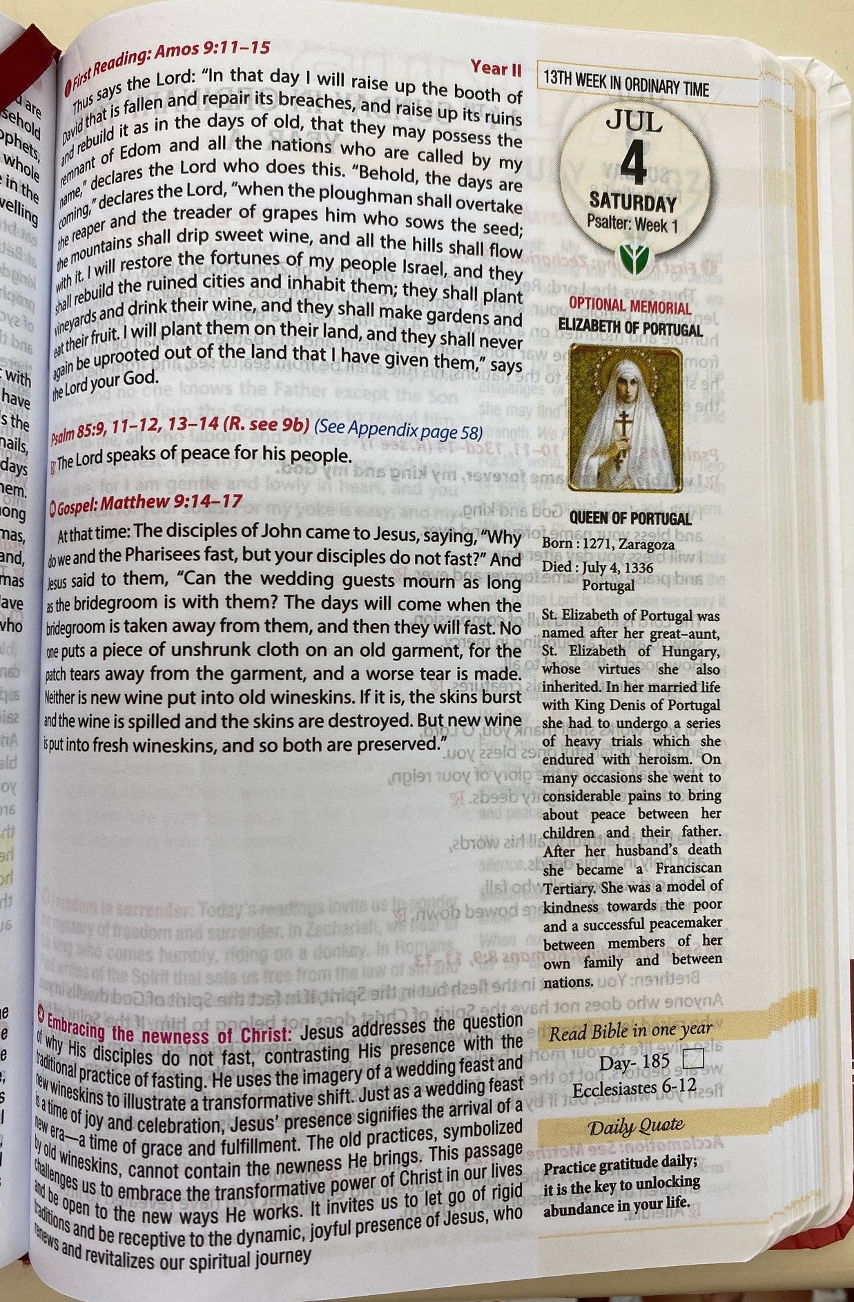 2026 Bible Diary That They May Have Life