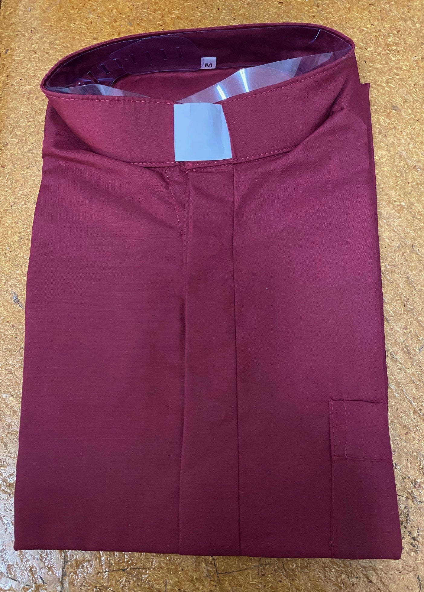 Clerical Shirt Maroon