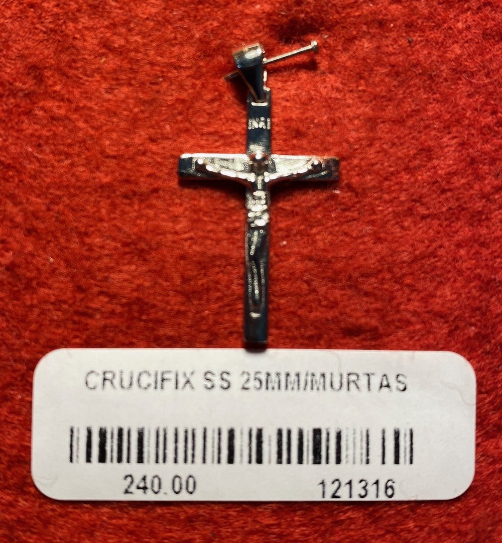 Sterling silver Crucifix 26mm