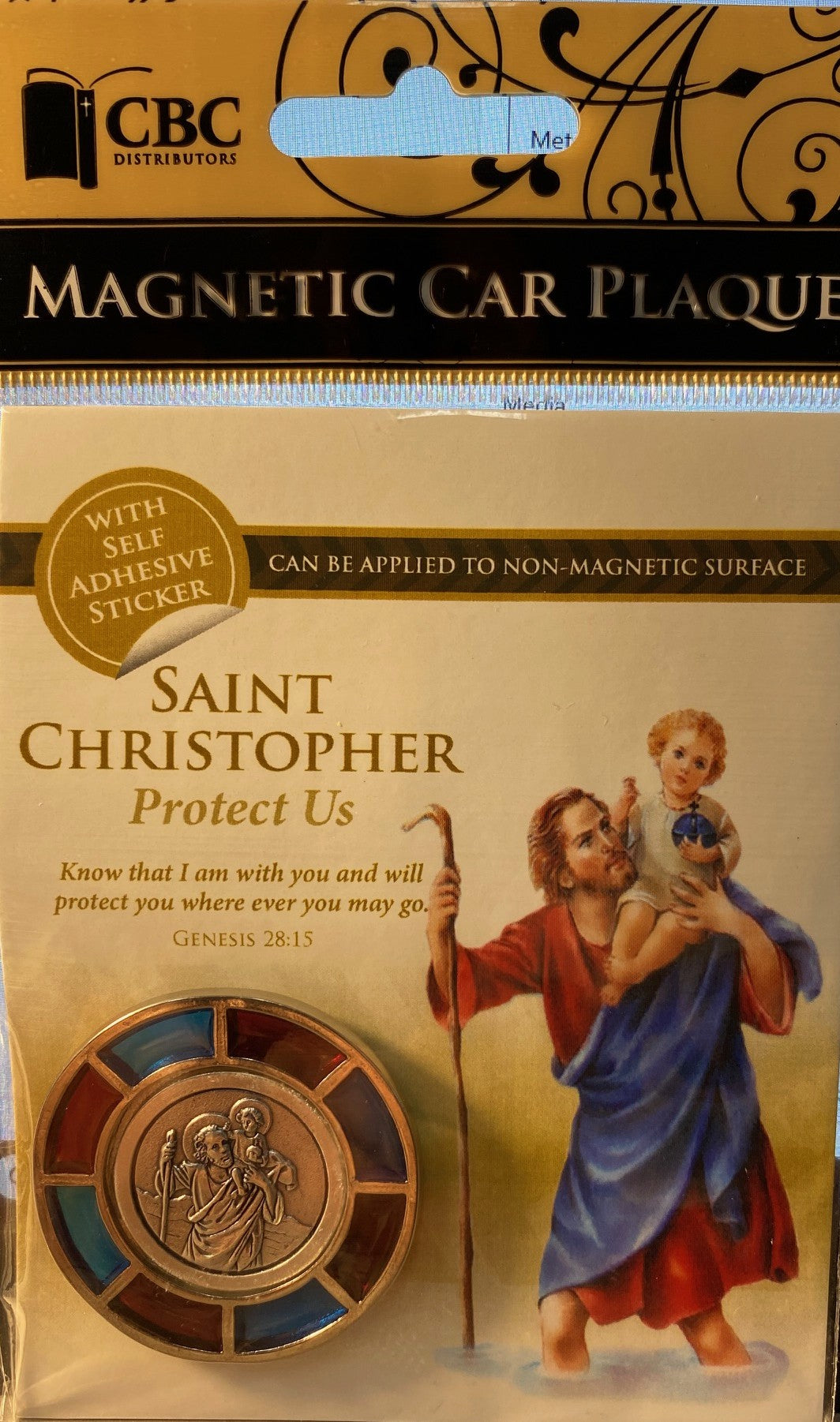 St Christopher Car Plaque