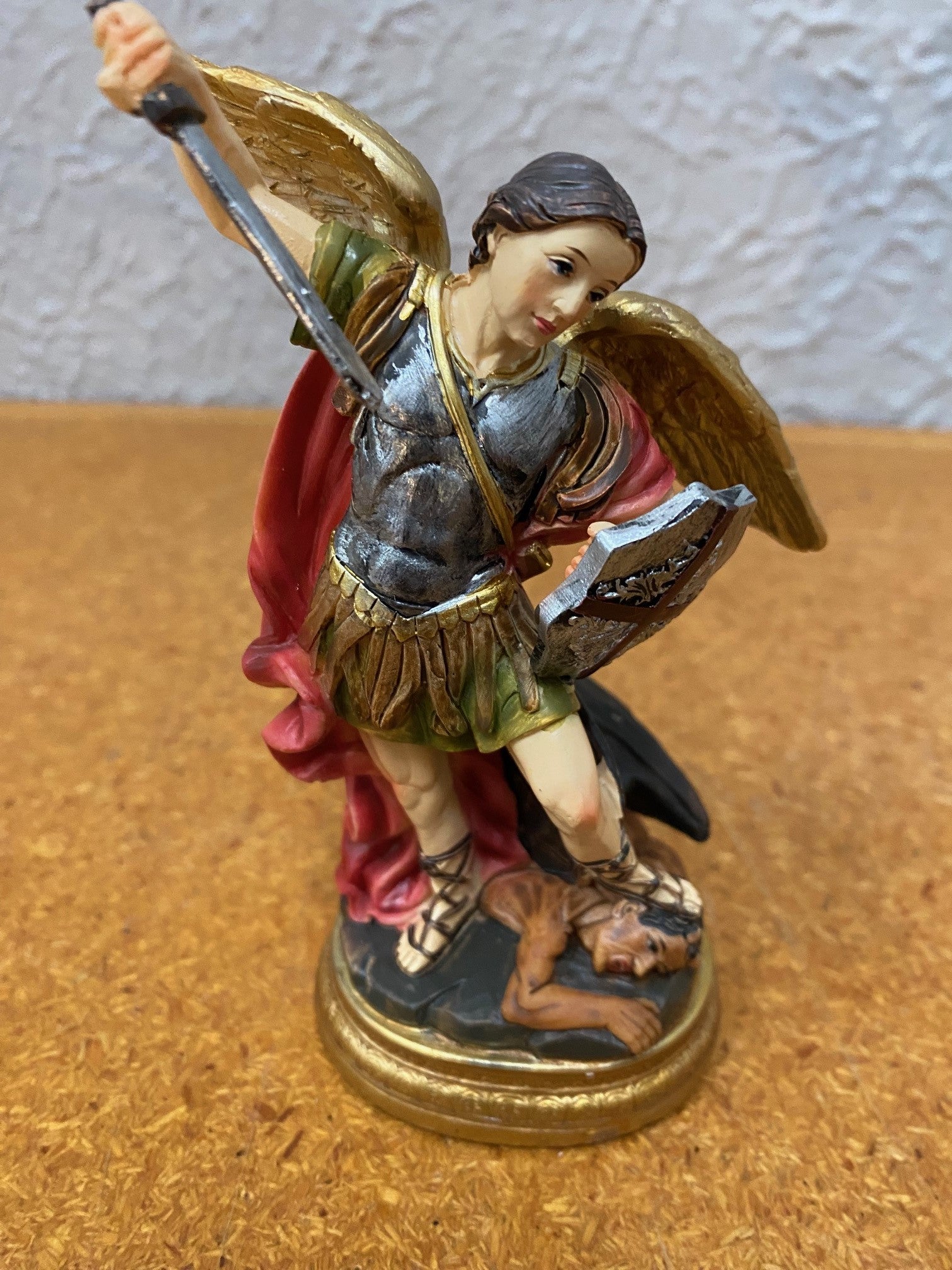St Michael statue 13.75 cm
