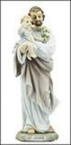 St Joseph with the Child Jesus 21cm Statue