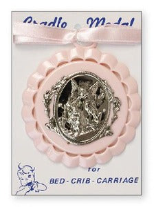 Baby Crib or Cot Plaque for  Girl - Plastic
