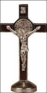 Standing St Benedict Crucifix 8cm