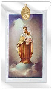 Our Lady of Mount Carmel Prayer Card