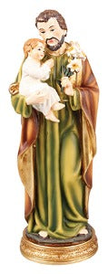 St Joseph with the Child Jesus 12.5cm Statue