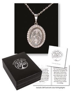 Necklet Sterling Silver with Miraculous Medal