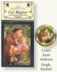 St Anthony Car Plaque