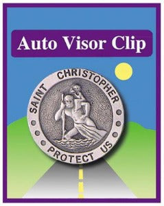 Visor Clip - St Christopher