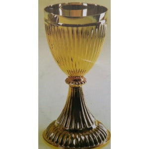 Gold Plated Brass Chalice 300 ml