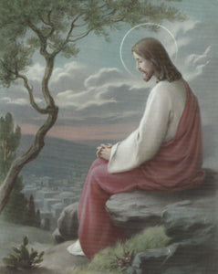 Jesus Praying A4 size