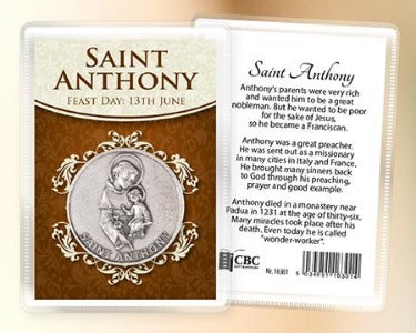 St Anthony of Padua Pocket Token