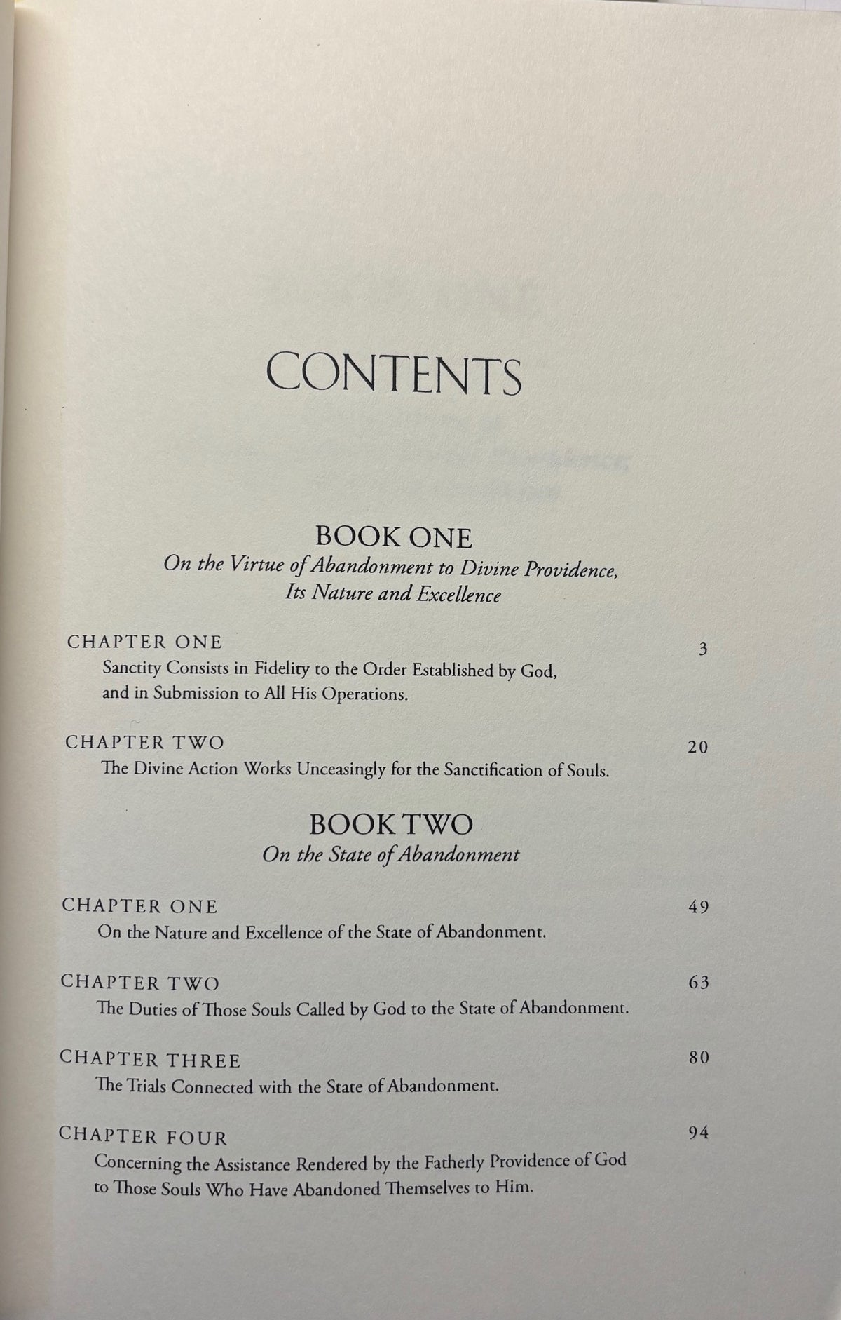 Abandonment to Divine Providence