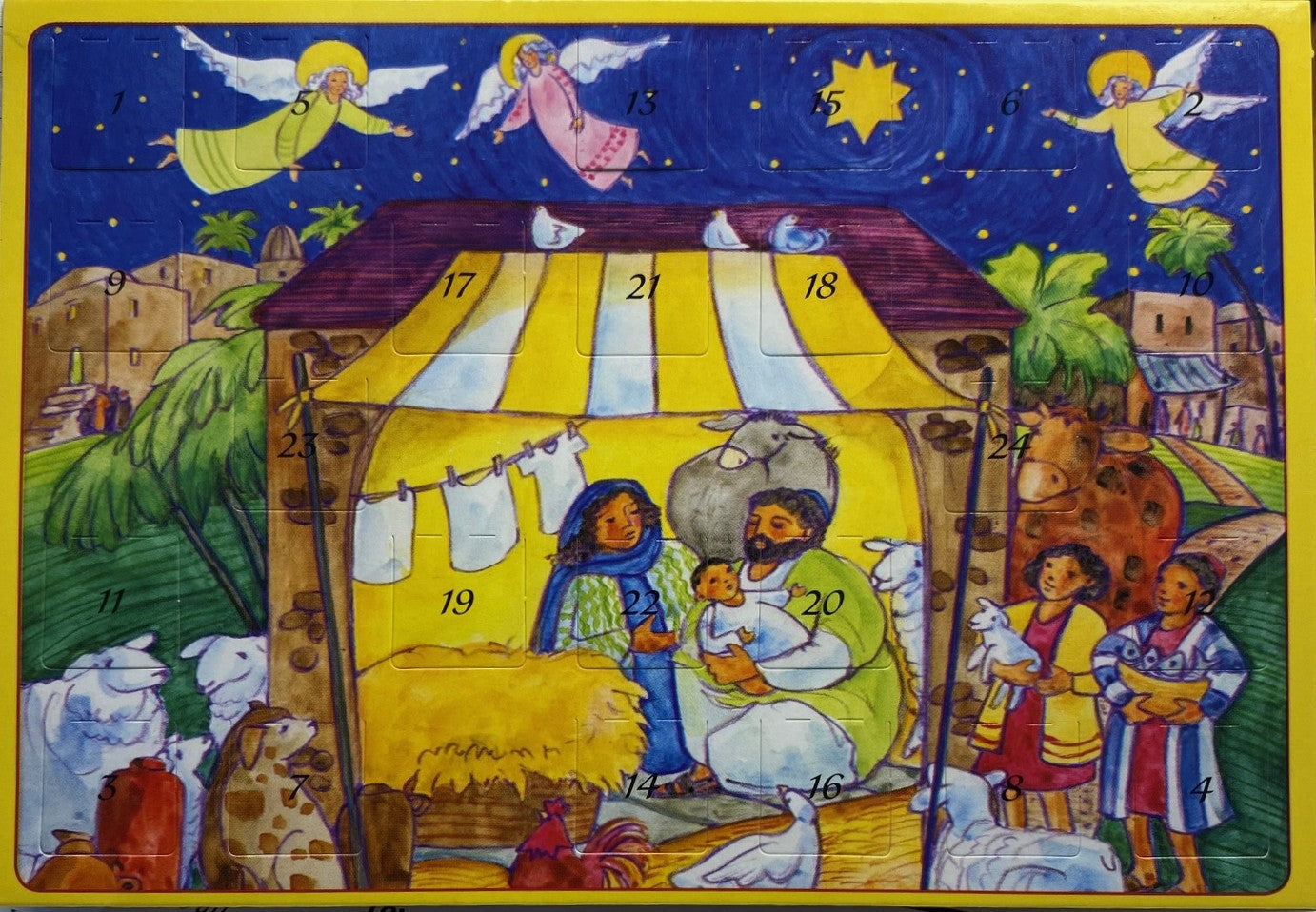 Advent calendar card