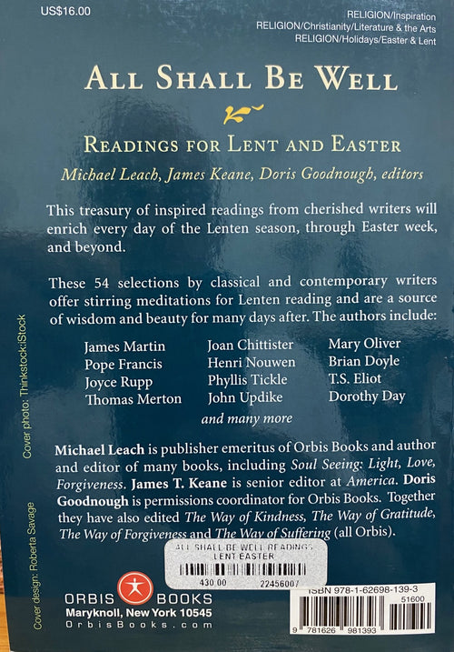 All Shall Be Well - Readings for Lent and Easter
