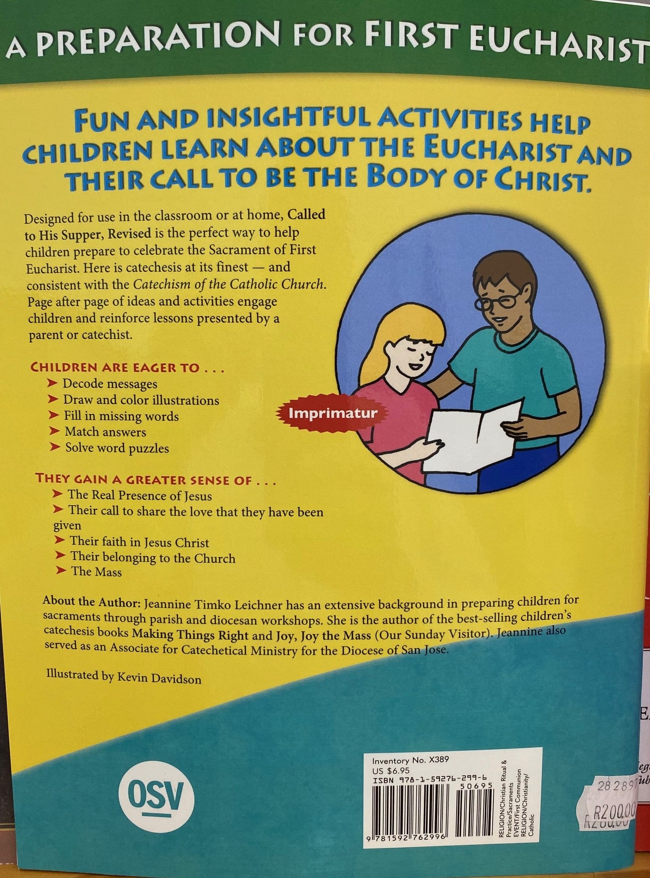 Called to His Supper - A Preparation for First Eucharist - Student book