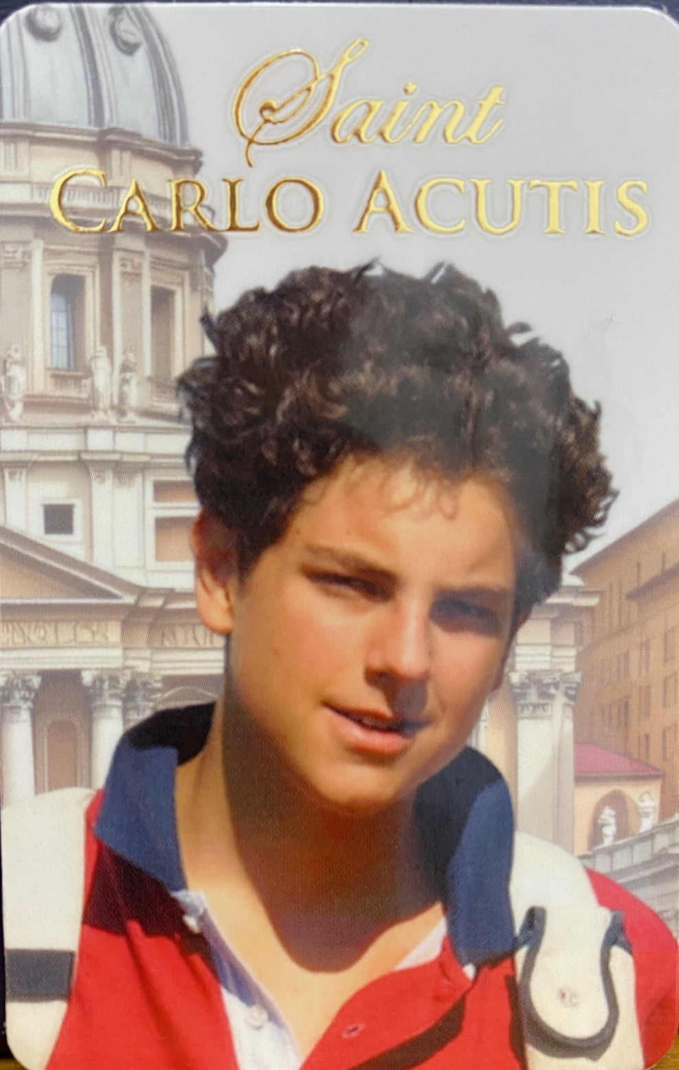 St Carlo Acutis - holy card