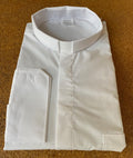 Clerical Shirt long sleeved White Large