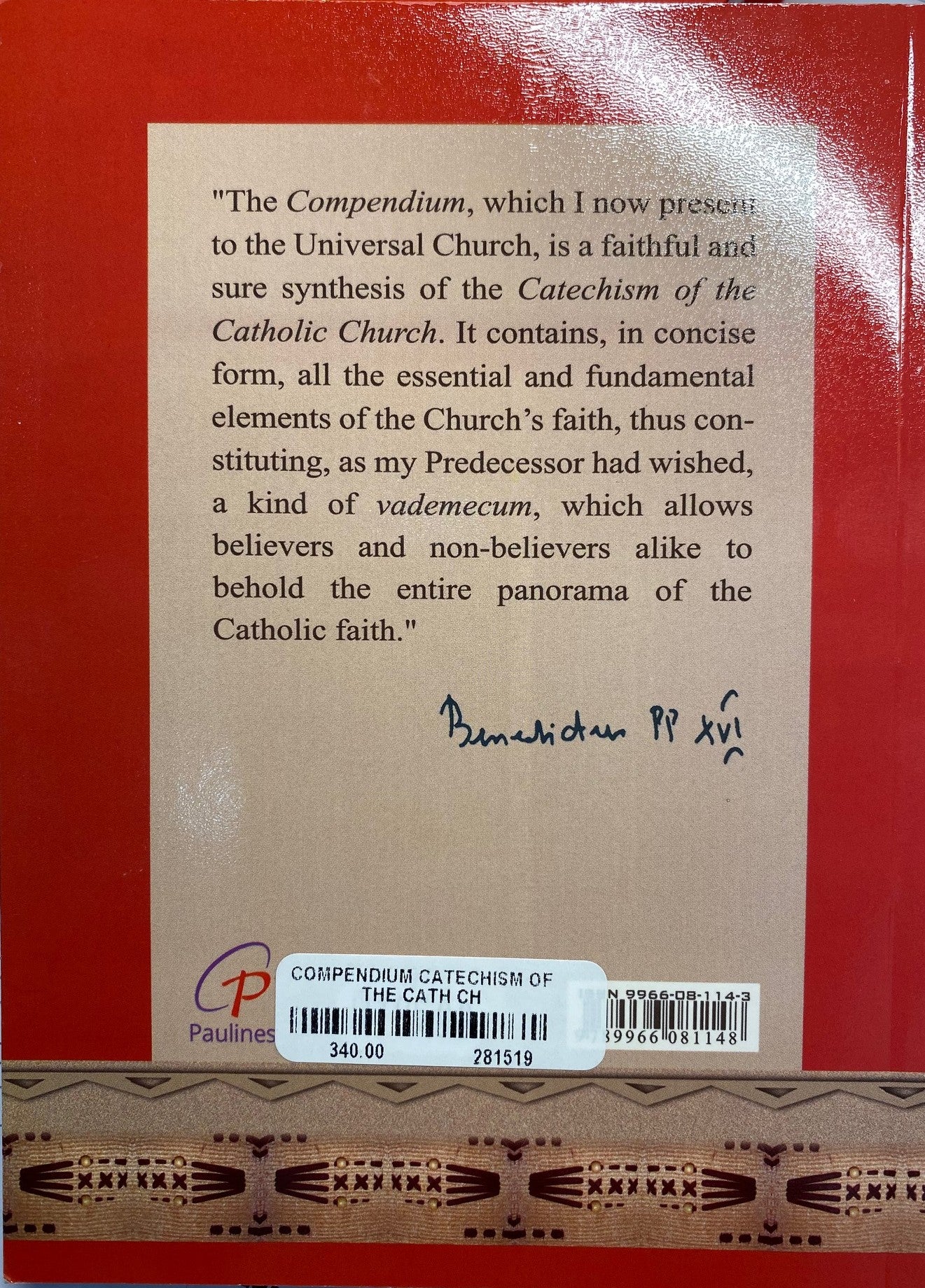 Compendium - The Catechism of the Catholic Church