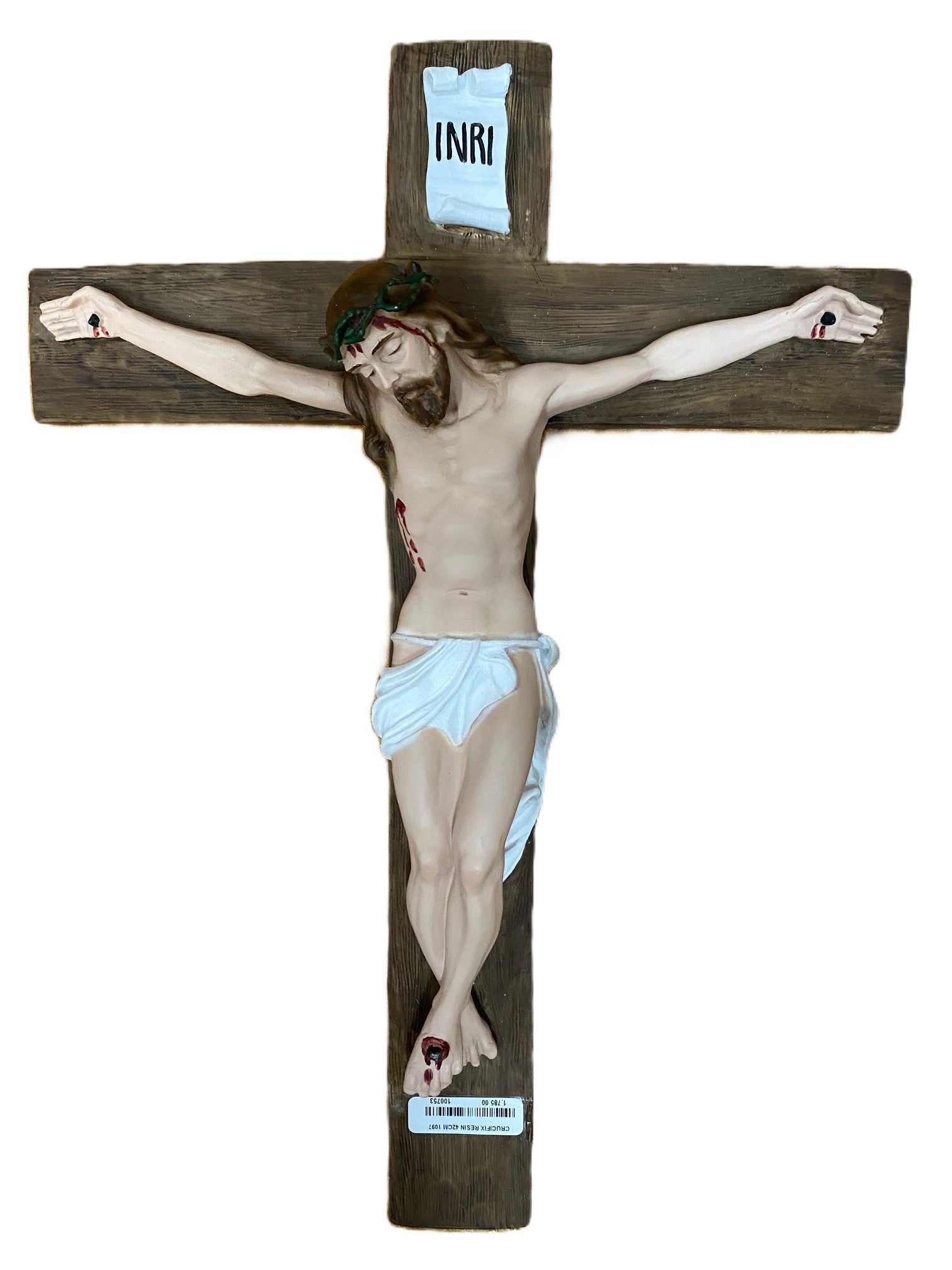 Kruisbeeld keramiek 42 CM