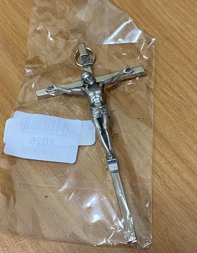 Crucifix metal 11.25 cm