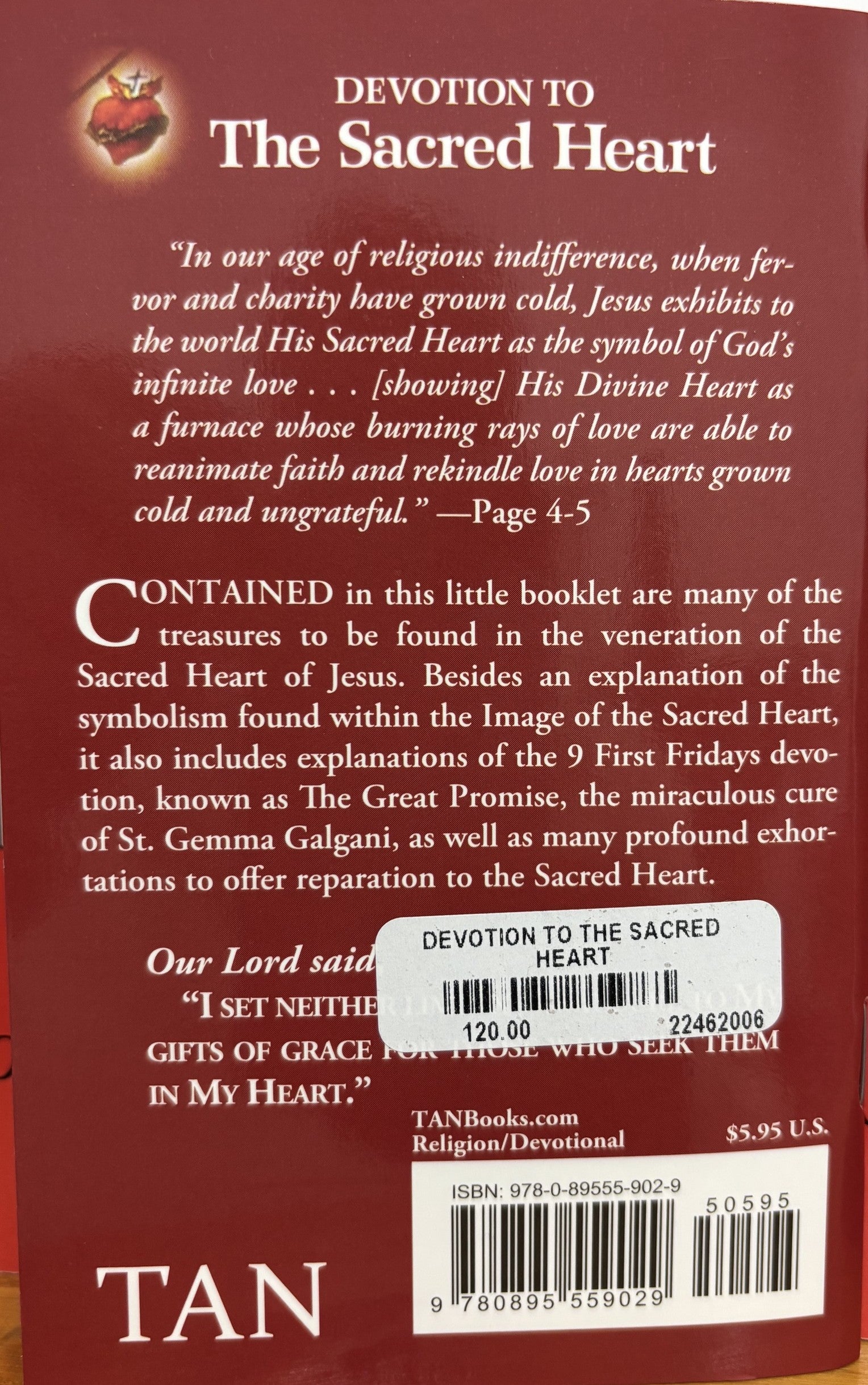 Devotion to the Sacred Heart - booklet