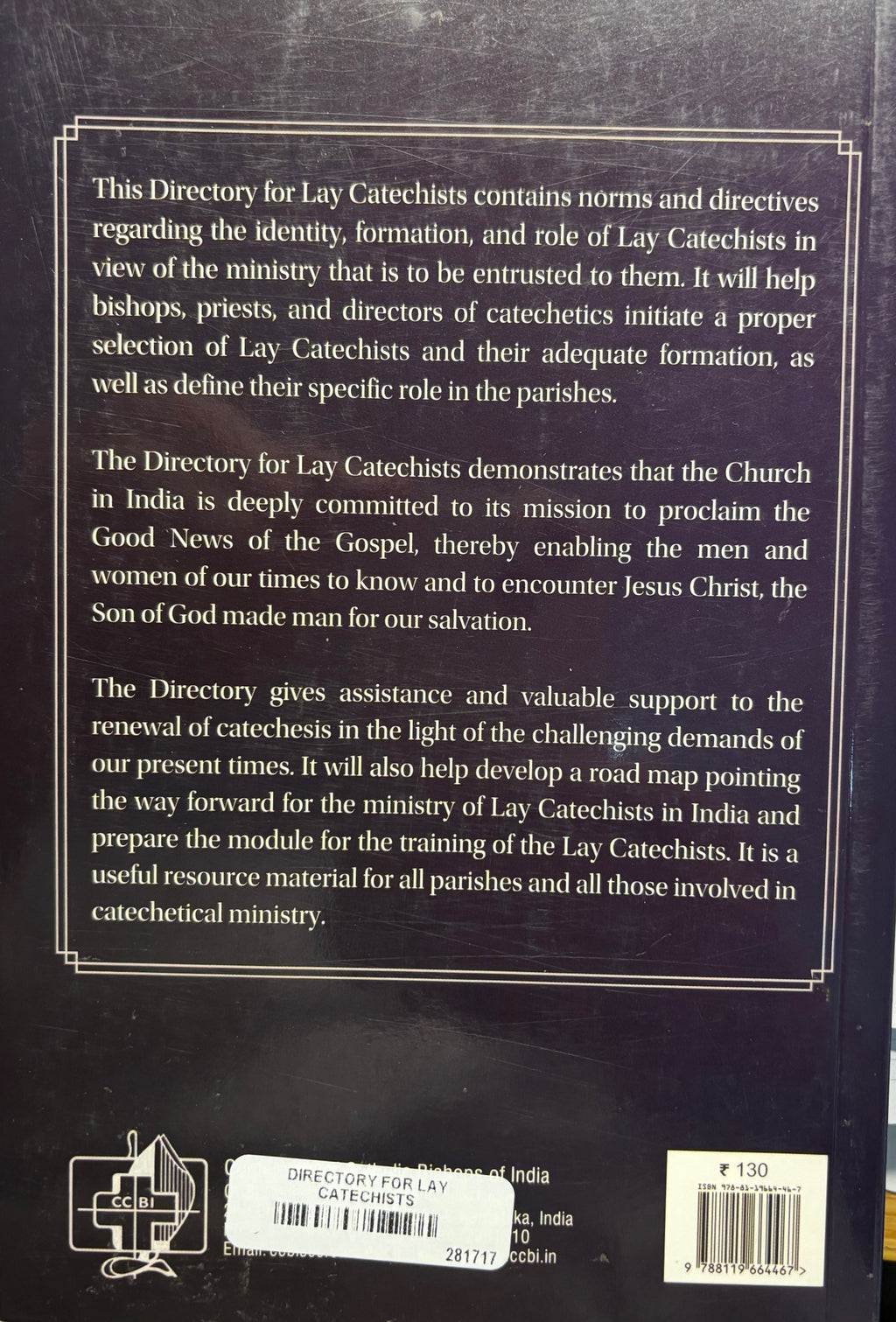 Directory for Lay Catechists