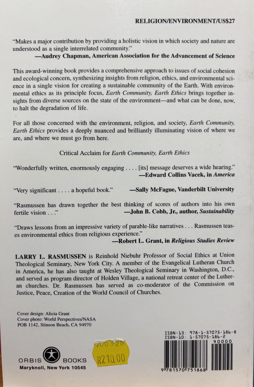 Earth Community Earth Ethics