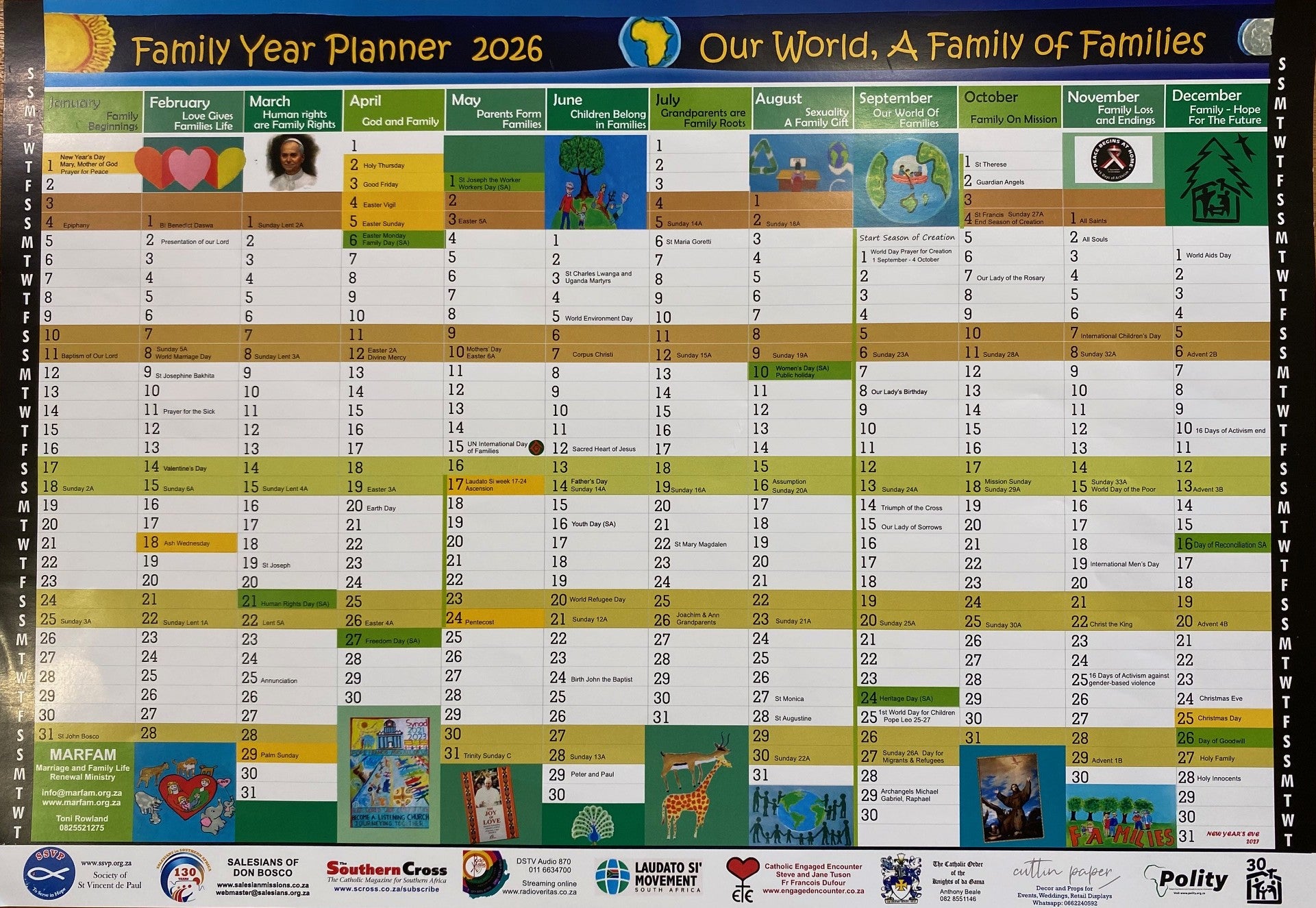 Family Year Planner 2026