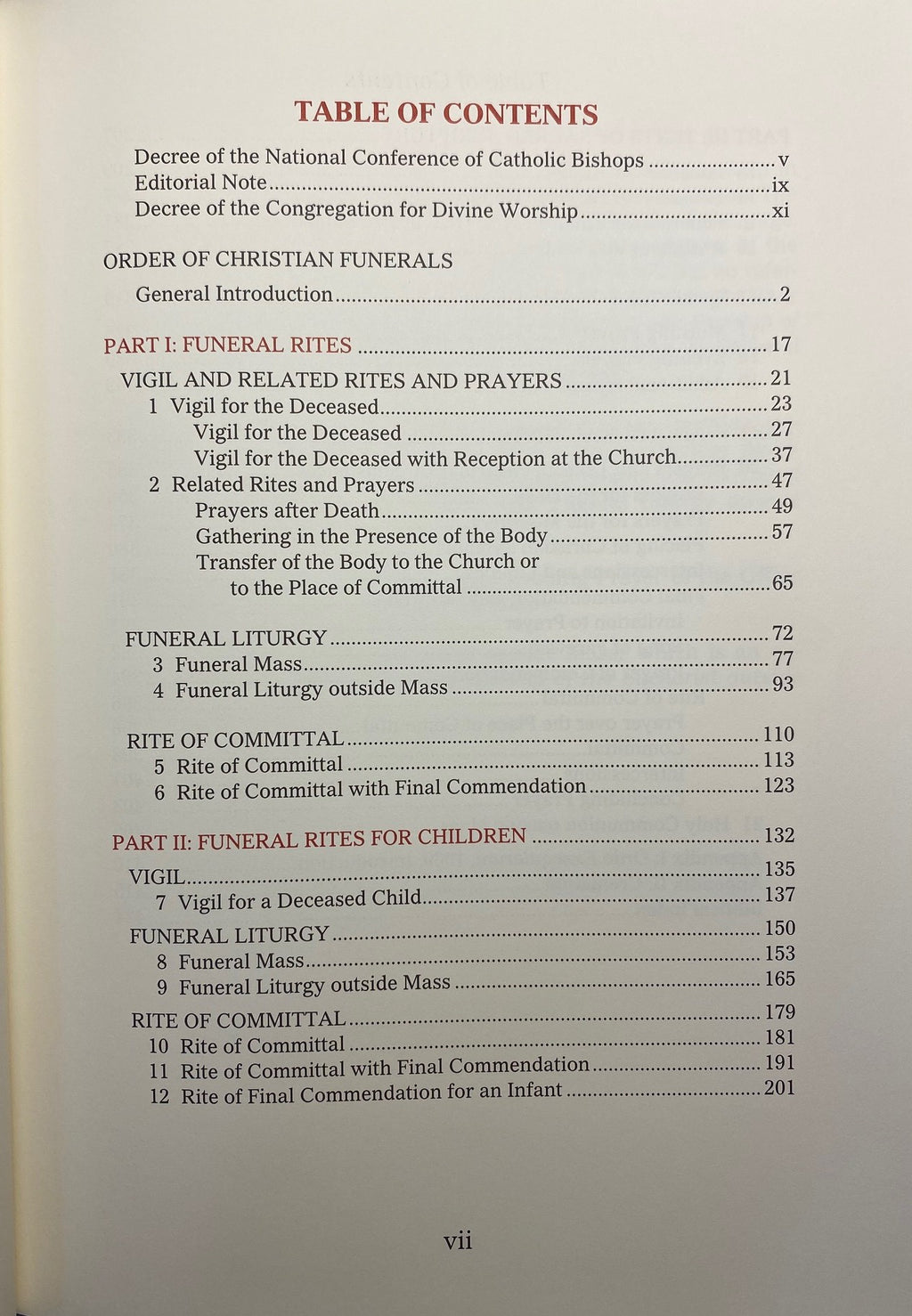Order of Christian Funerals with Cremation Rite - Presider
