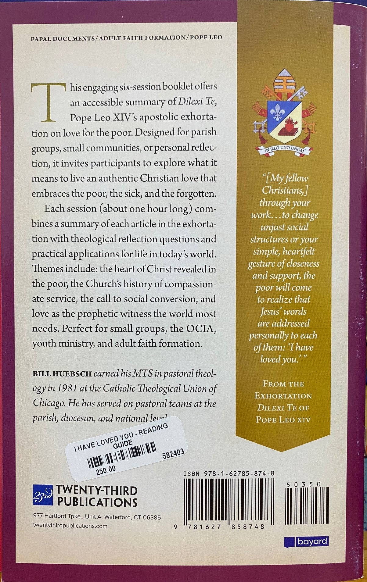 I Have Loved You - Group Reading Guide