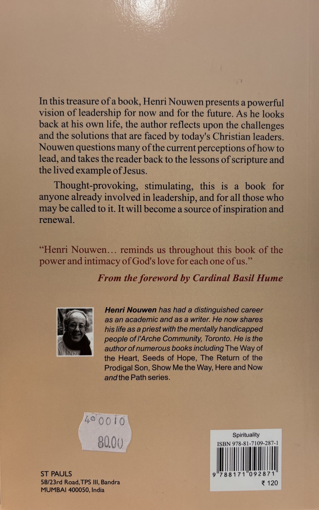 In the Name of Jesus - Reflections on Christian Leadership