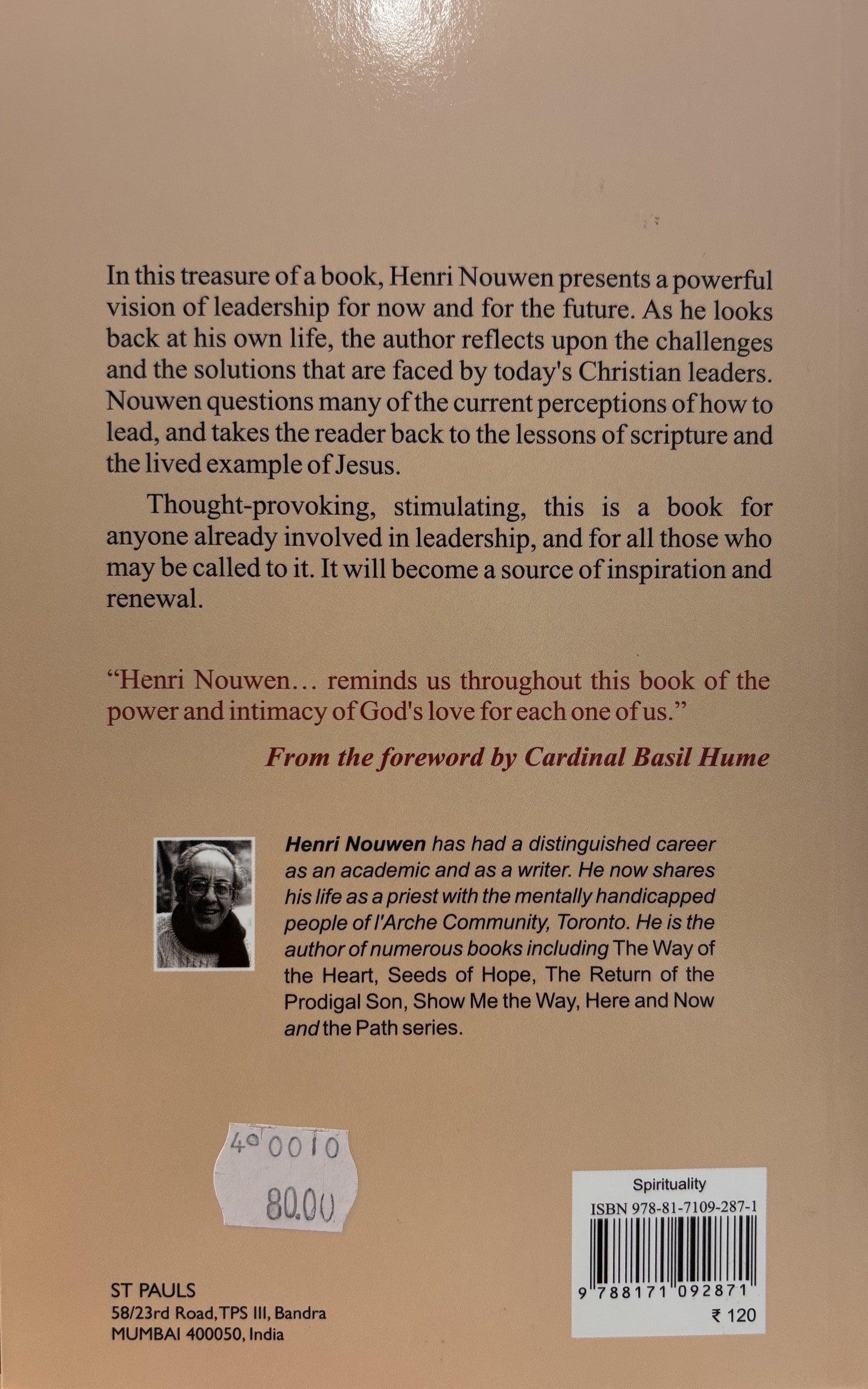In the Name of Jesus - Reflections on Christian Leadership