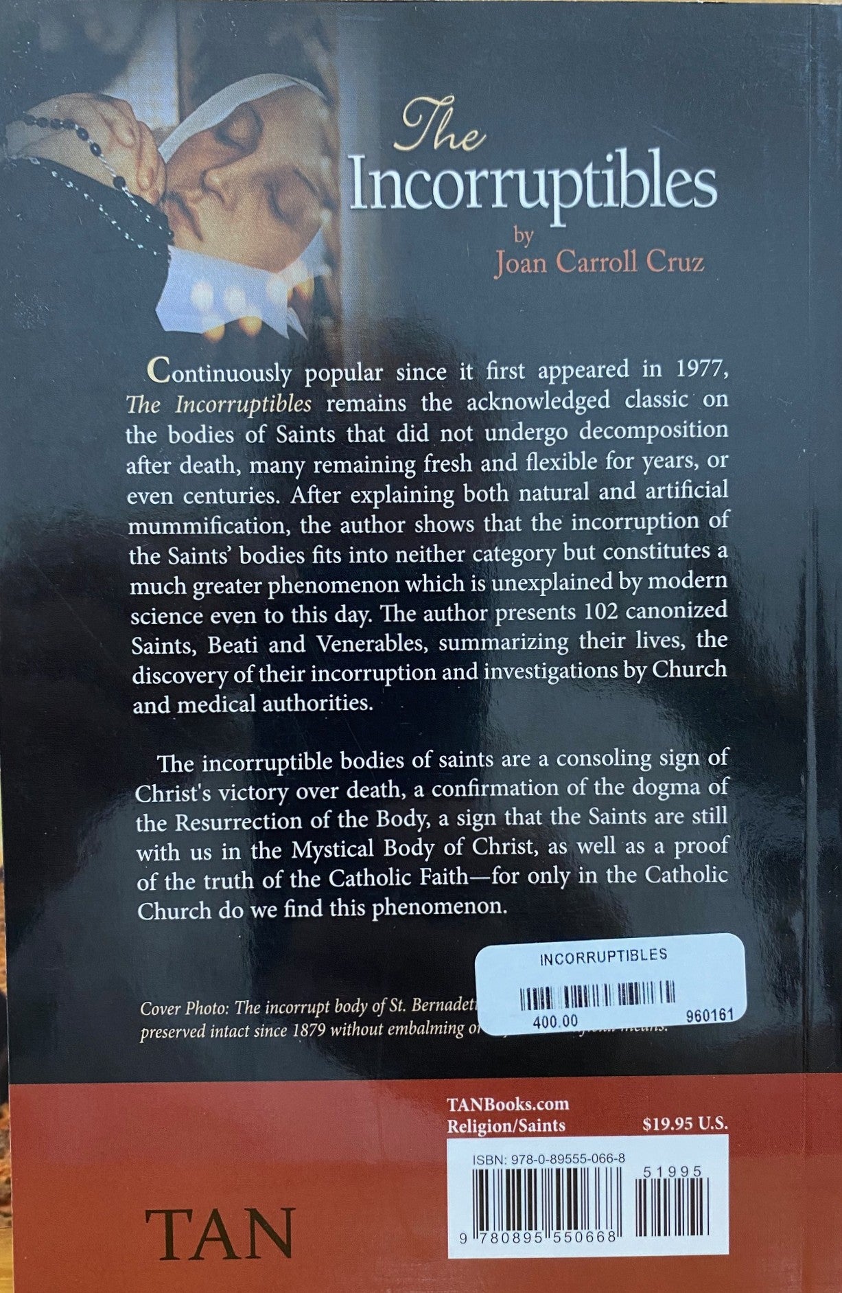 Izinto Ezingonakaliyo - Uphononongo lokungonakali kweMizimba yeeNgcwele ezahlukeneyo zamaKatolika