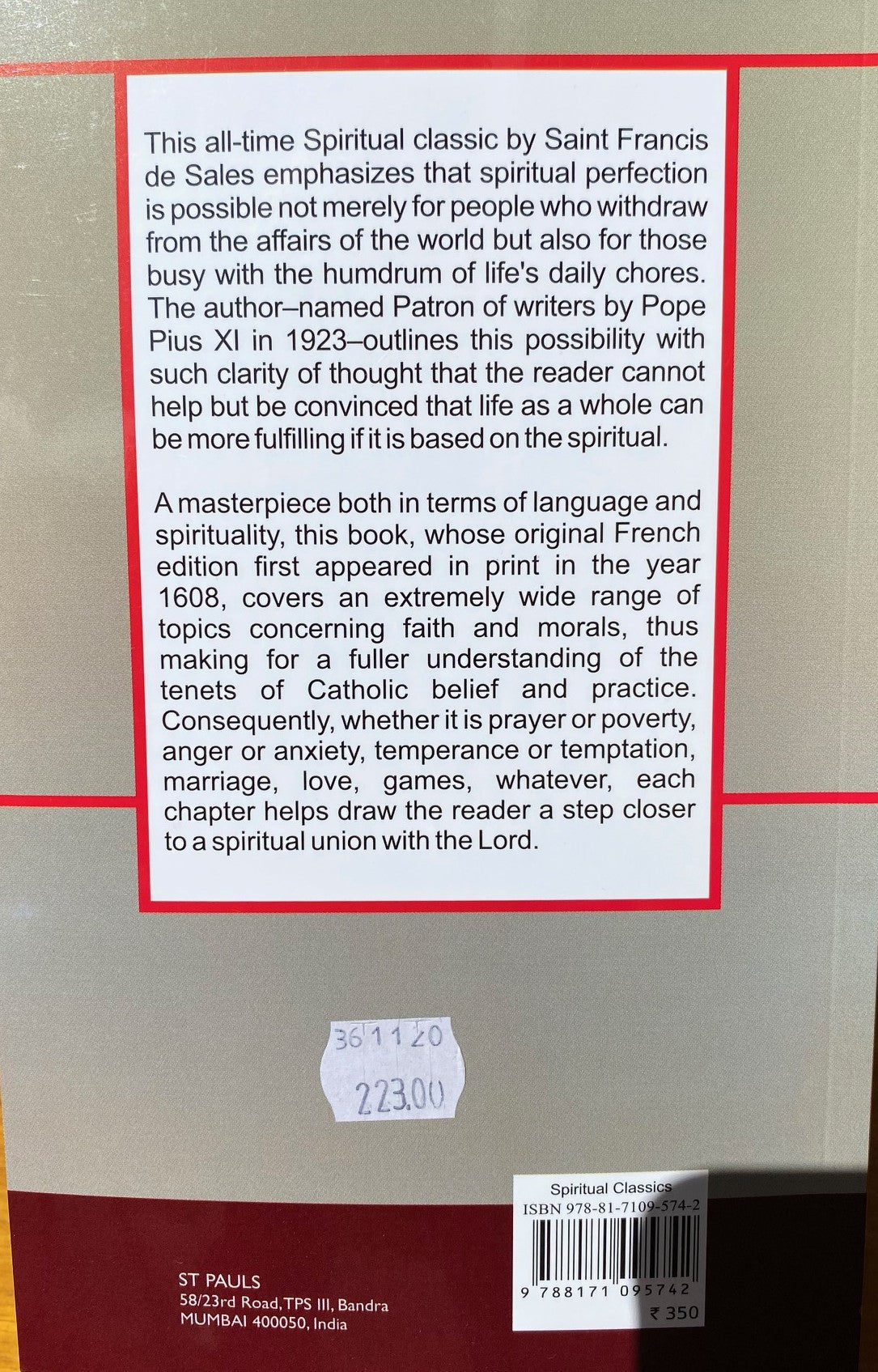 Introduction to the Devout Life