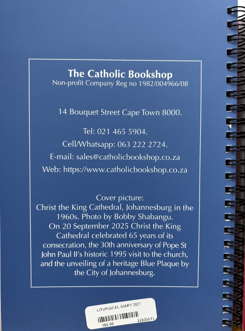 Liturgical Diary 2027