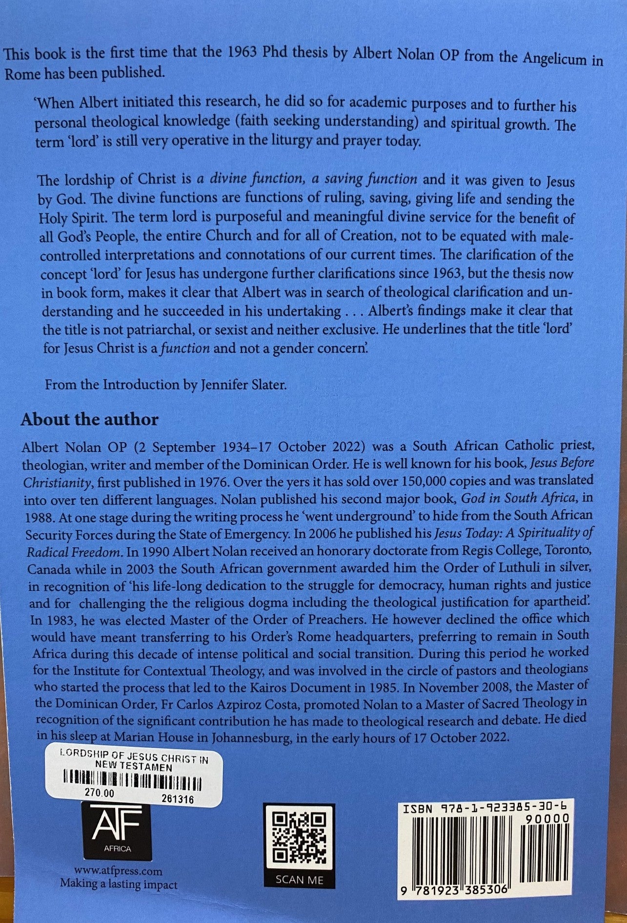 The Lordship of Jesus Christ in the New Testament