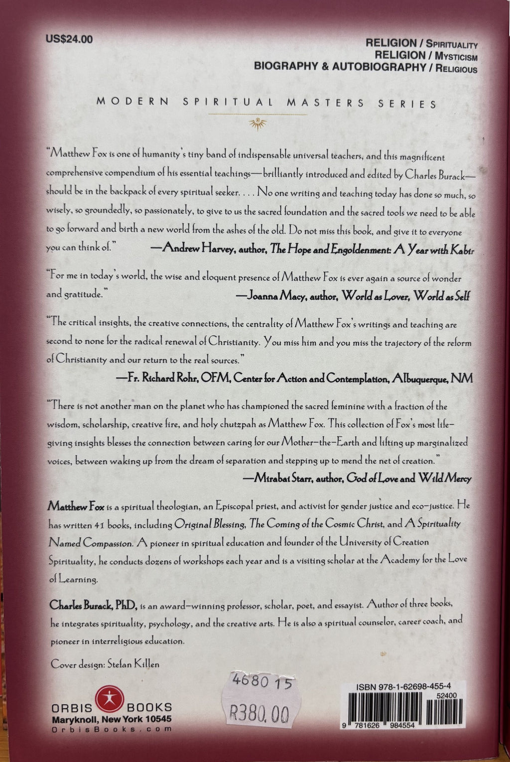 Matthew Fox - Essential Writings on Creation Spirituality