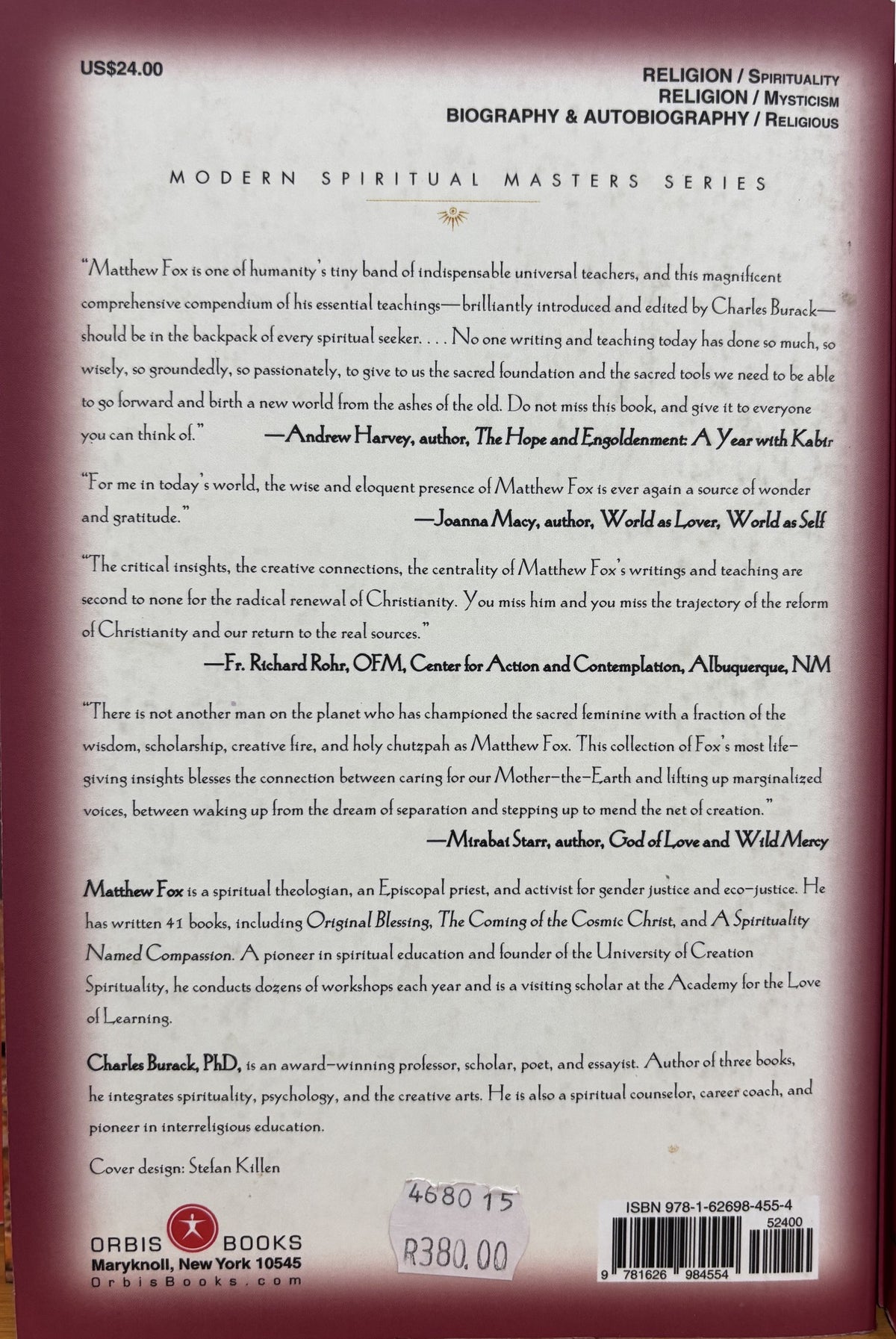 Matthew Fox - Essential Writings on Creation Spirituality