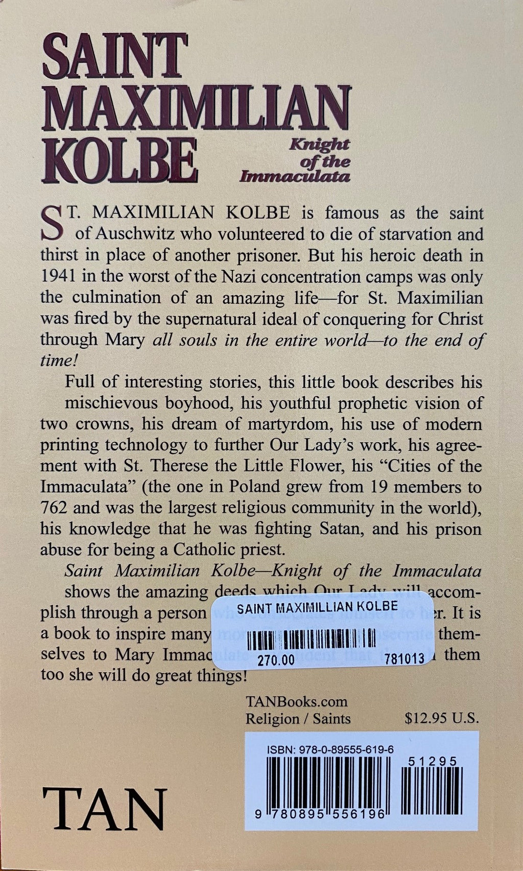 Saint Maximilian Kolbe
