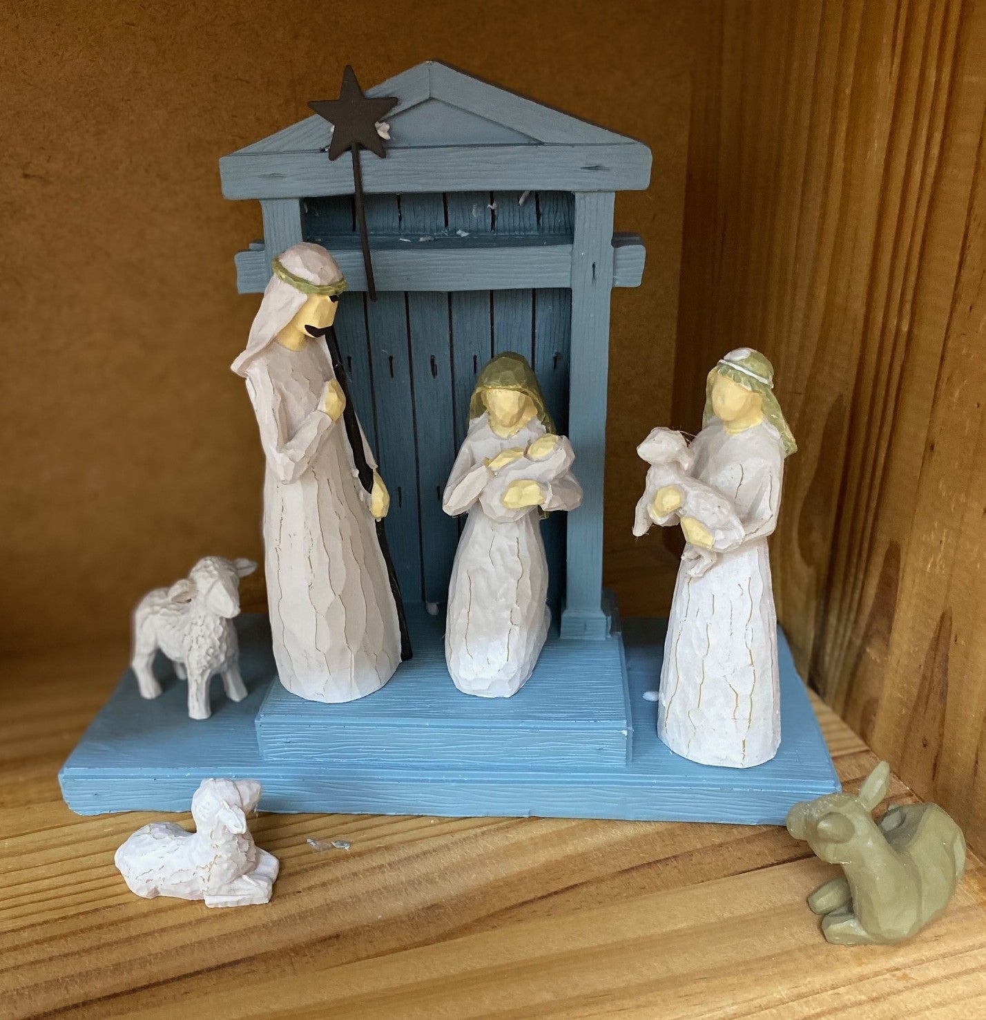 Nativity set 7 piece luxury