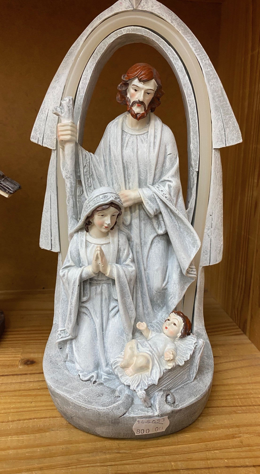 Nativity set one piece with light