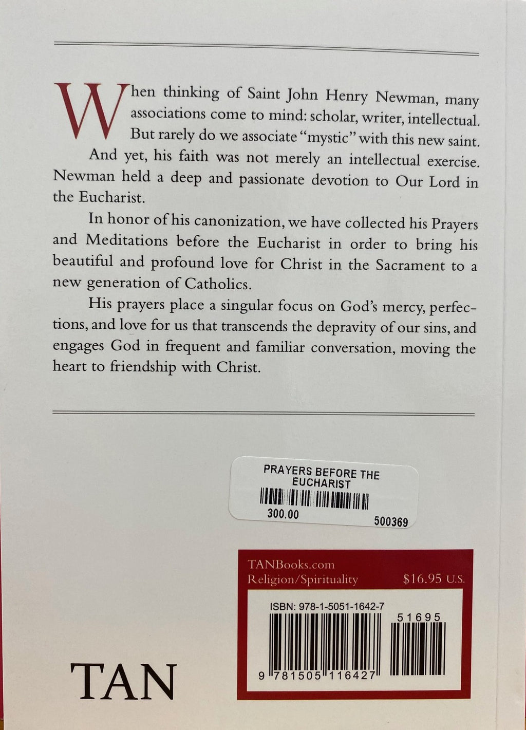 Prayers before the Eucharist