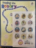 PRAYING THE ROSARY STICKER CARD