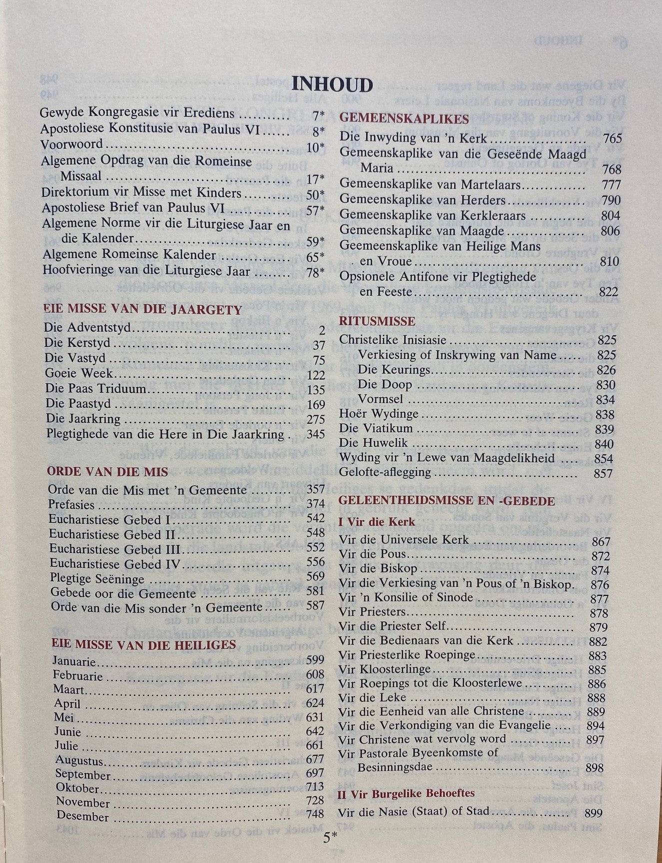 SAKRAMENTARIUM - Die Romeinse Missaal