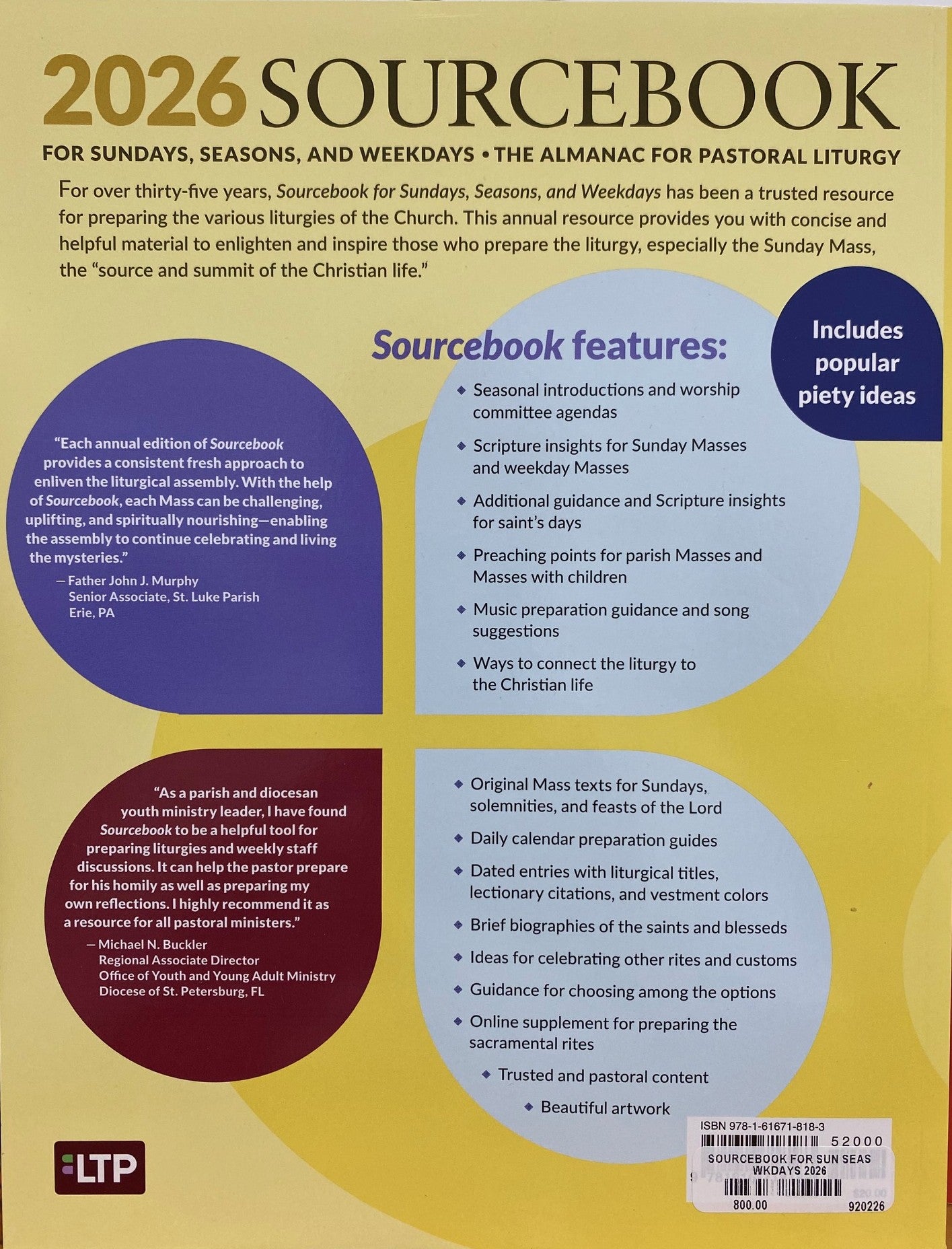 2026 Sourcebook for Sundays, Seasons and Weekdays