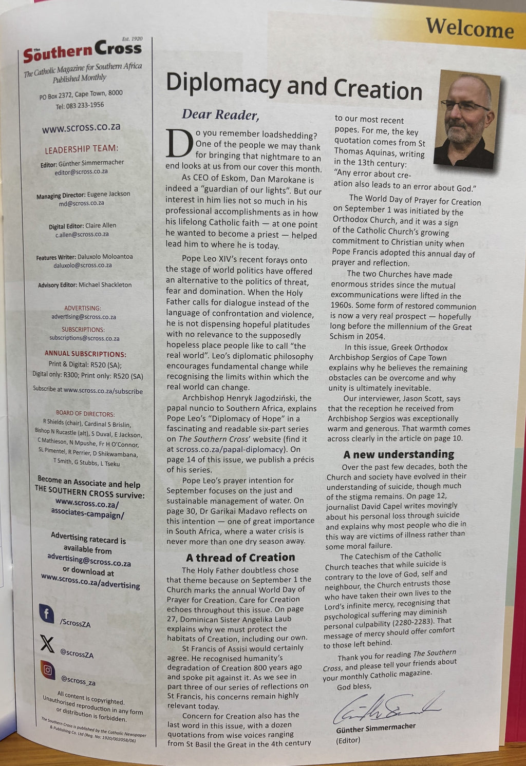 Southern Cross magazine  September 2026