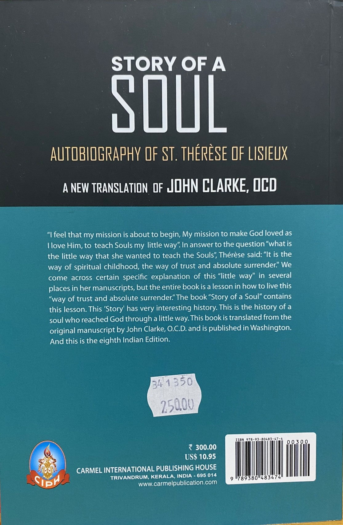 Story of a Soul - Autobiography of St Therese of Lisieux