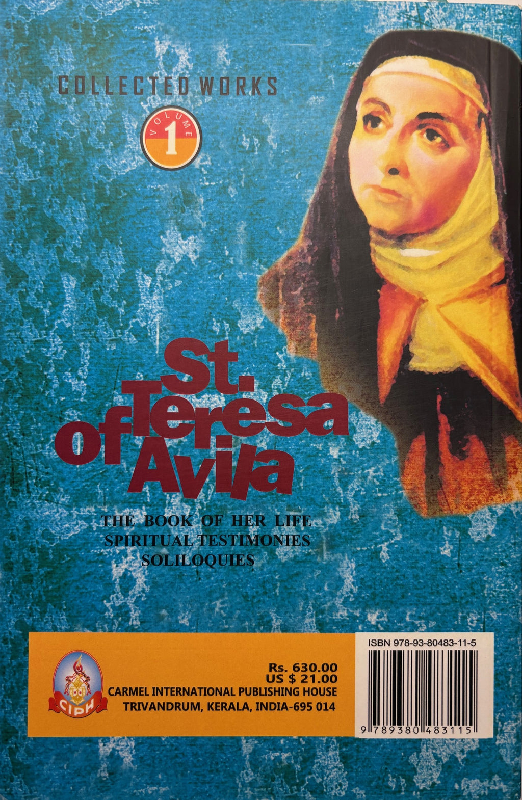 St Teresa of Avila - Collected works Volume 1